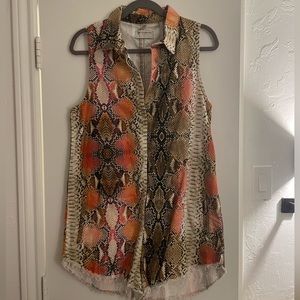 NWT - One Teaspoon Snake Print Multicolor Romper - Size S